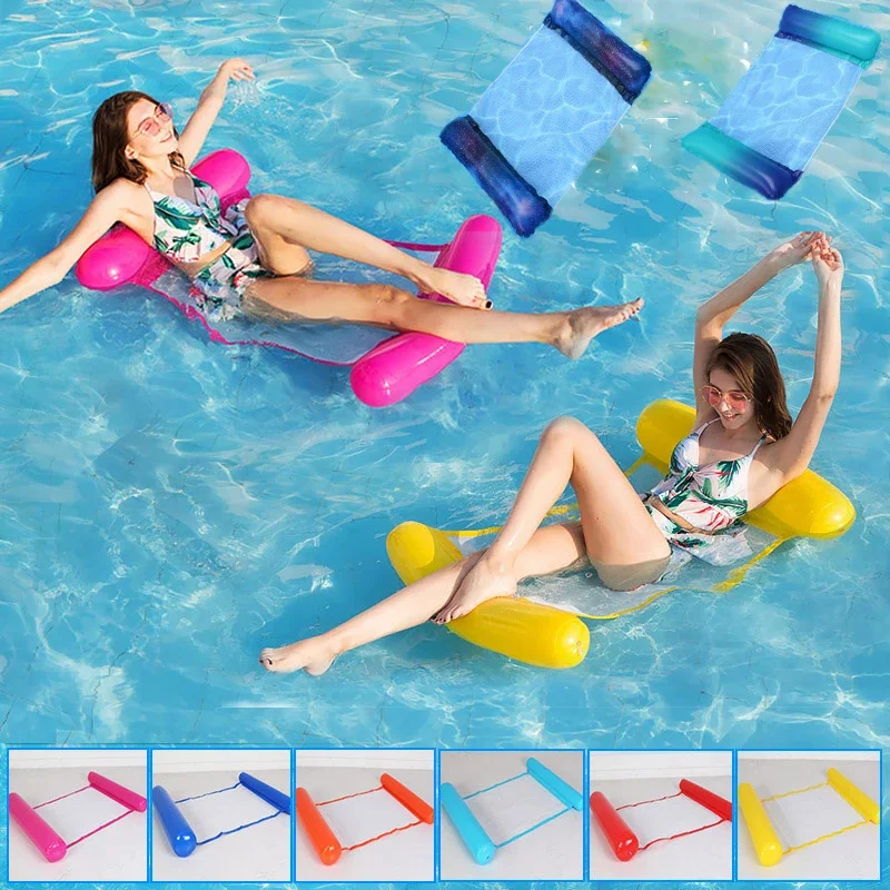 Pool Float Ring Inflatable - 2023 New Water Hammock Recliner Inflatable
