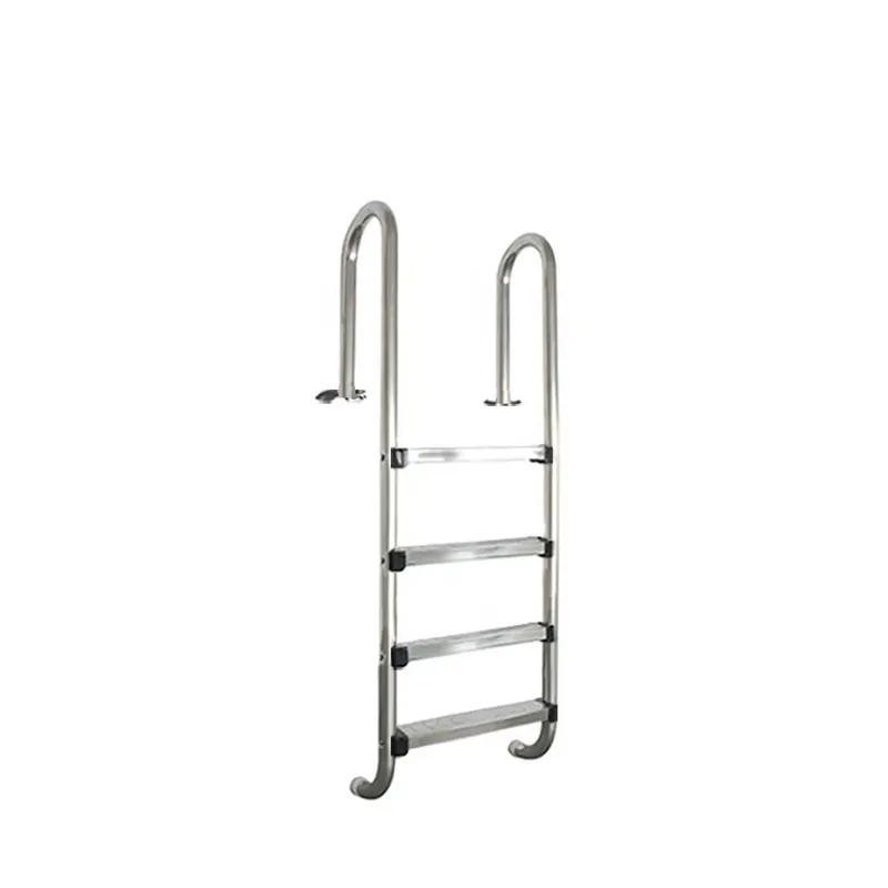 Pool Ladder Above Ground - Stainless Steel Pre Installed Pool Ladder