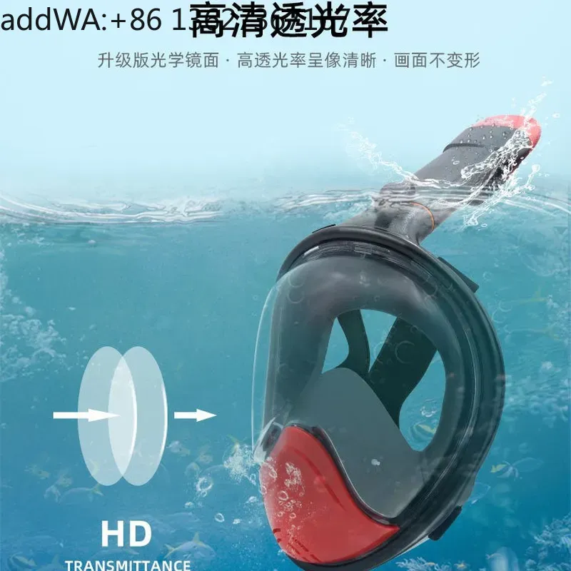 Dry snorkeling mask, adult ful - Snorkel Mask Full Face ulasan dan harga