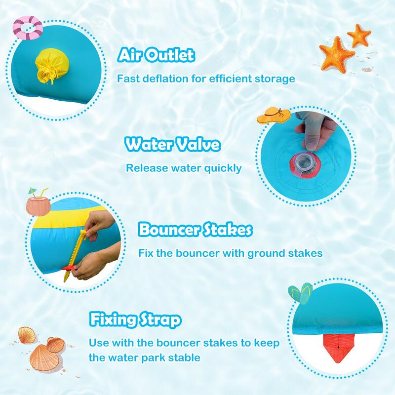 Inflatable Water Park Bounce H - Water Slide Inflatable ulasan dan harga
