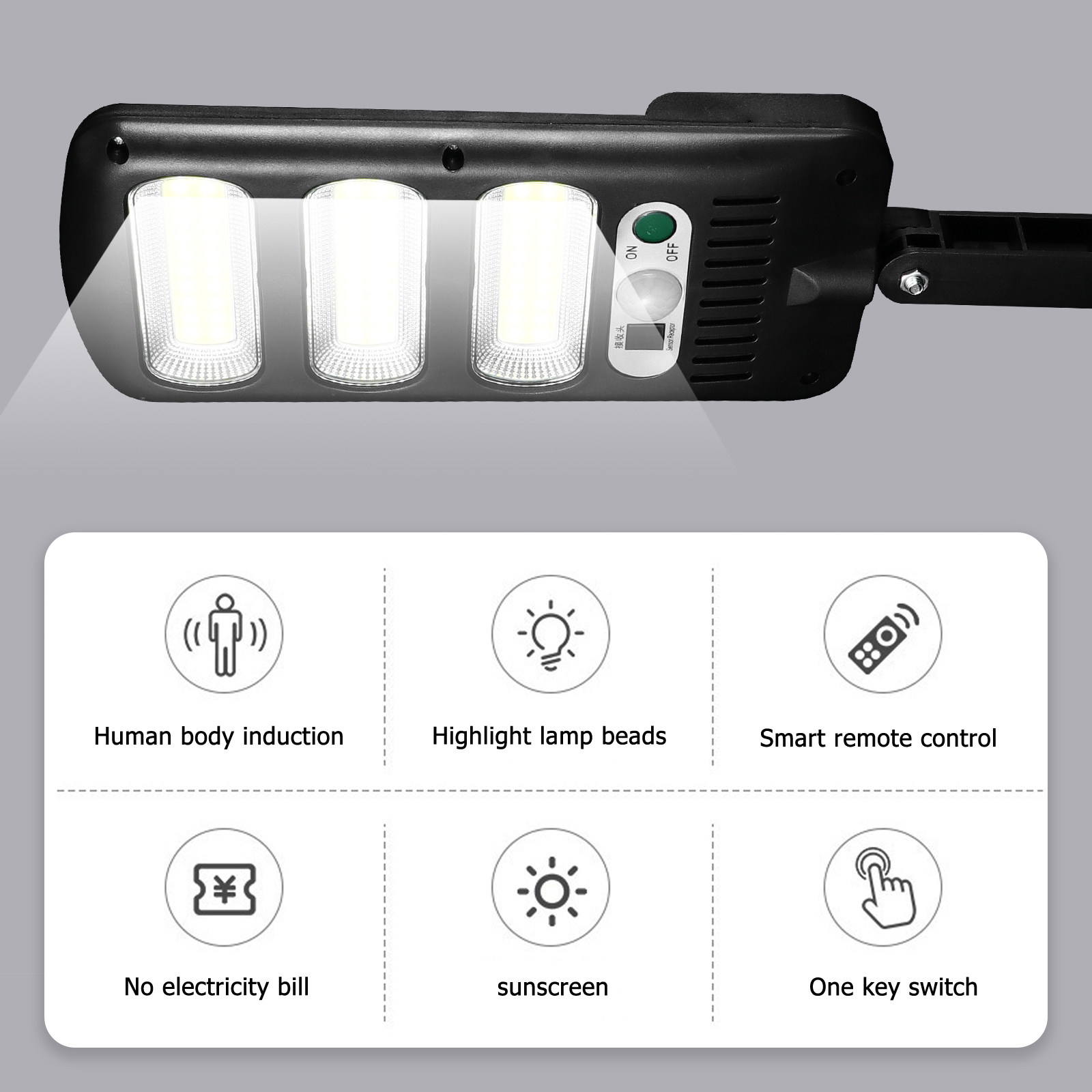 2Pcs Solar Sensor Wall Light W - Pool Light Solar Rechargeable ulasan dan harga