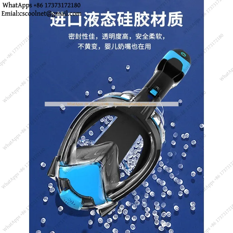 JS02 Electric Snorkeling Mask  - Snorkel Mask Full Face ulasan dan harga