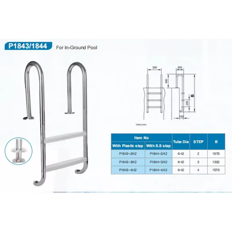 Stainless Steel Pre Installed  - Pool Ladder Above Ground ulasan dan harga