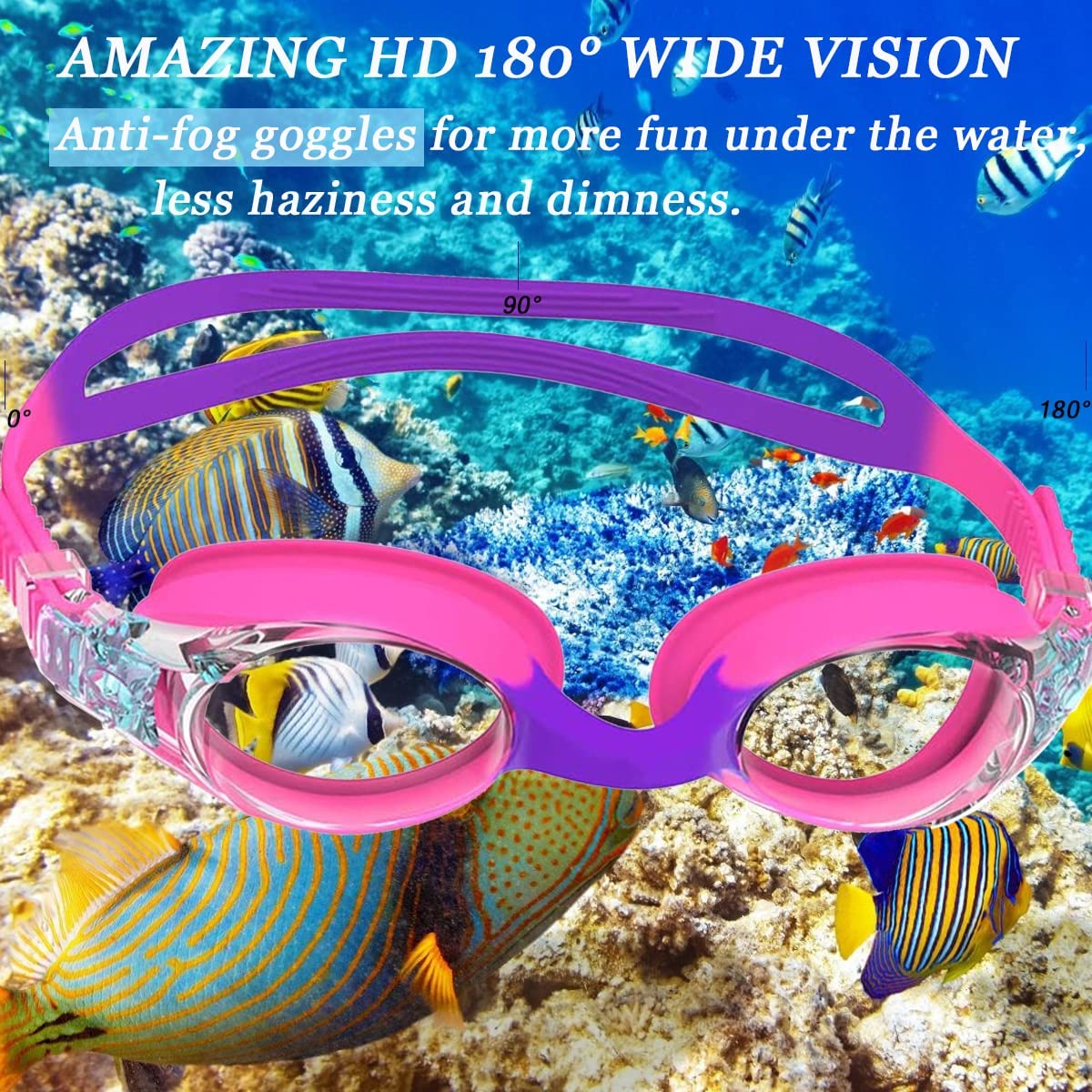 Swimming Goggles For Kids Yout - Swim Goggles Anti Fog Uv ulasan dan harga