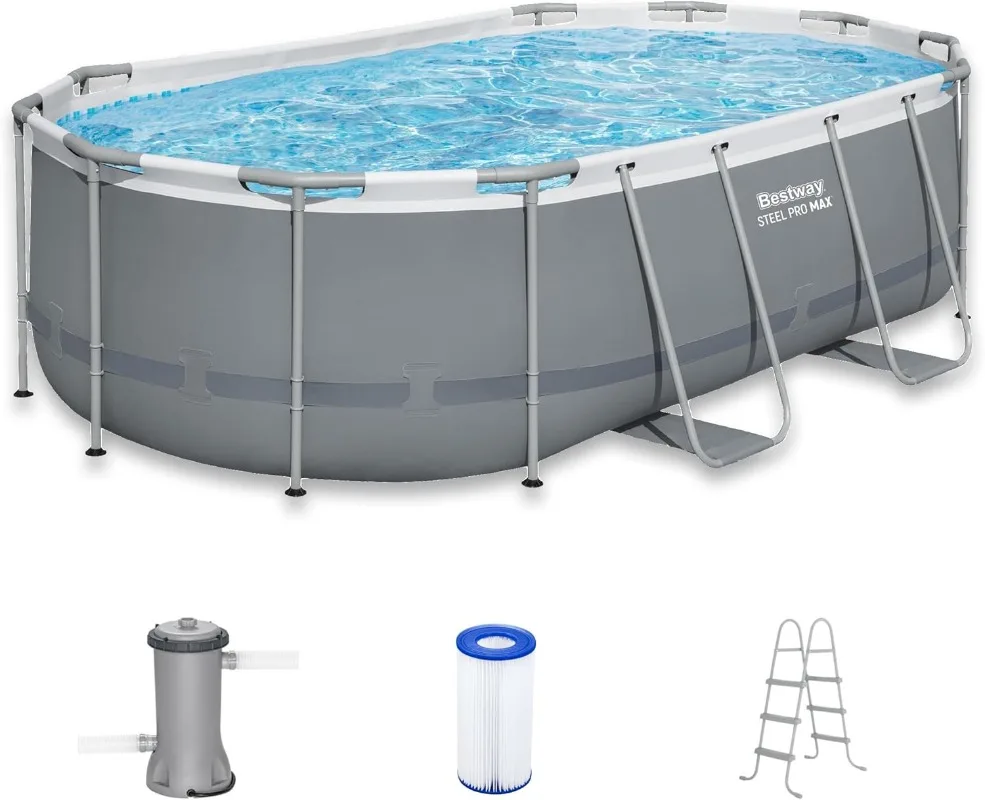 Bestway Steel Pro MAX 14' x 8' - Pool Ladder Above Ground ulasan dan harga