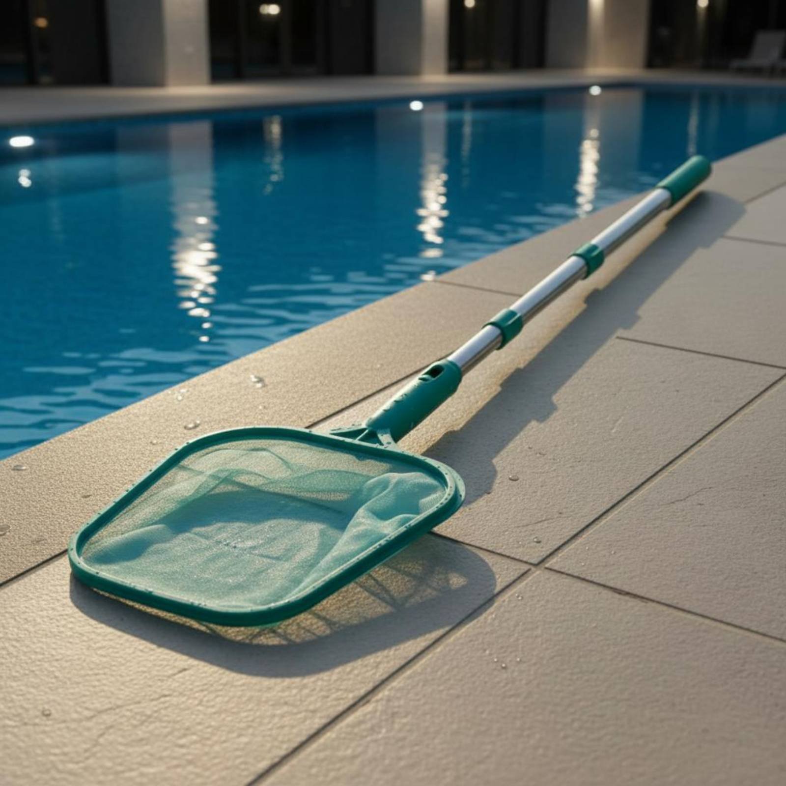 Pool Foliage Net with Pole Adj - Pool Skimmer Net ulasan dan harga