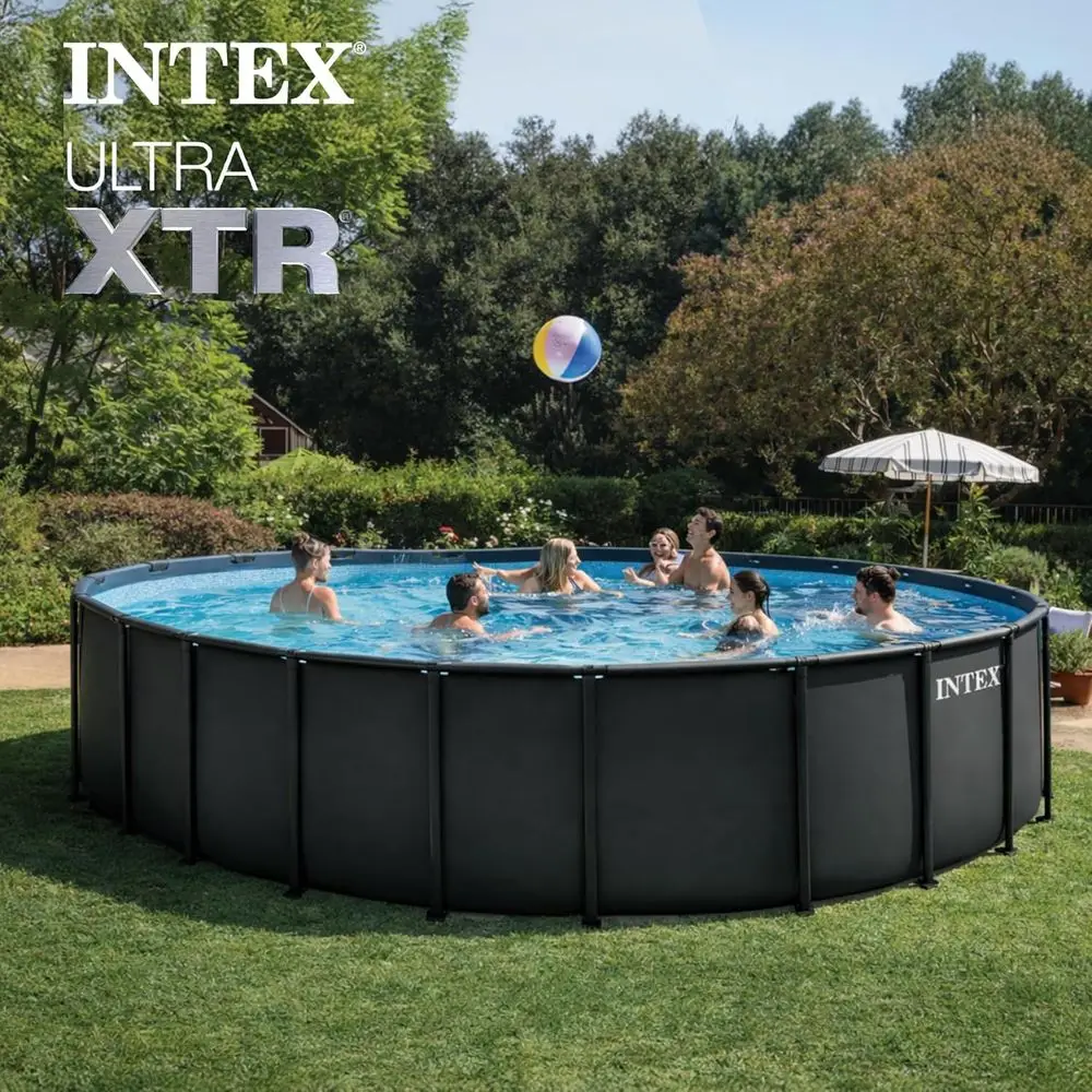 Round 24 ft x 52 in Above Grou - Pool Ladder Above Ground ulasan dan harga