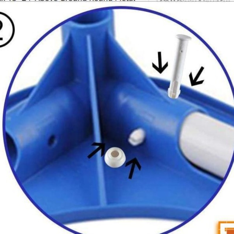 1pc 5.5cm Inflatable Swimming  - Pool Ladder Above Ground ulasan dan harga
